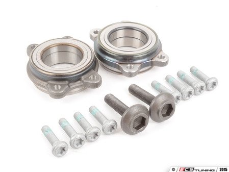 ES#2918988 - 4H0498625AKT - Wheel Bearing Kit - Pair - Includes both bearings with axle & securing bolts - FAG - Audi