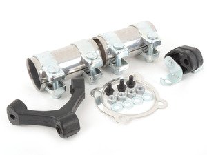 ES#2582103 - MKIV18TTBEXKT2 - Turbo Back Installation Kit - Everything needed to install a full turbo back exhaust. - Assembled By ECS - Volkswagen