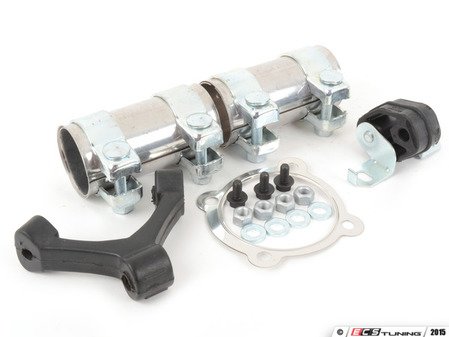 ES#2582103 - MKIV18TTBEXKT2 - Turbo Back Installation Kit - Everything needed to install a full turbo back exhaust. - Assembled By ECS - Volkswagen