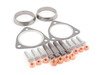 ES#2804329 - 11627830668KT2 - Exhaust Center Pipe Installation Kit - Front - Includes all gaskets and hardware needed to install the front portion of the center exhaust section - Assembled By ECS - BMW