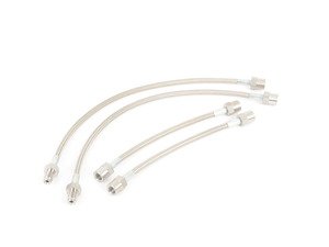 ES#2826802 - 10611199K - stainless steel braided brake lines - Teflon hose with braided stainless steel for quicker brake response - Autotech - Volkswagen