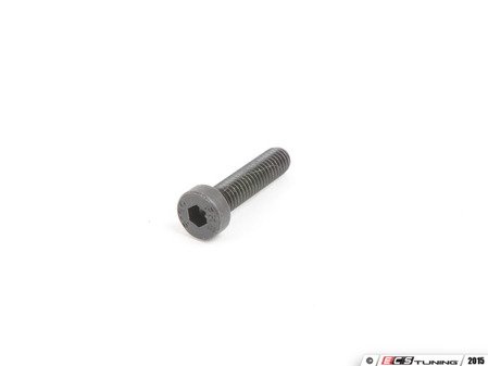 ES#2952220 - 93070A149C - Low Profile Bolt (4mm Allen) - Priced each - Class 8.8 Steel, black anodized bolt. M6x1x25 - ECS - Audi Volkswagen