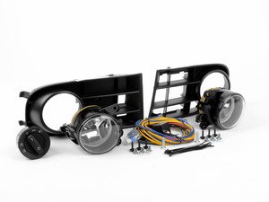 ES#240968 - 1k0998009 - Fog Light Conversion Kit - 3 Bar Grille - Complete fog light installation kit for your MKV Rabbit - Includes bulbs and headlight switch - Assembled By ECS - Volkswagen