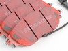 ES#2619773 - DP32127C - Front RedStuff Performance Brake Pad Set  - A high performance street pad, featuring Kevlar technology. - EBC - Audi Volkswagen