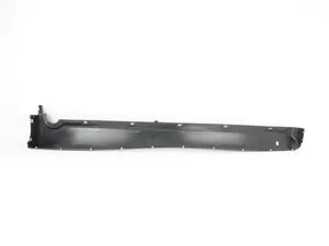 Genuine Porsche - 9965043630001C - Left Side Skirt - Satin Black