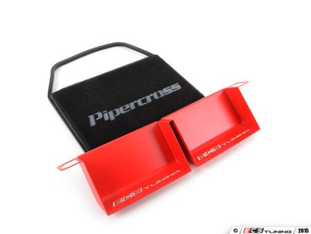 ES#2855465 - 003384ECS02KT - Ultimate Performance Air Scoop Kit - Red - Includes ECS Performance Air Scoops and a Pipercross Performance Air Filter! - Assembled By ECS - BMW
