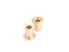 ES#2952235 - 003929ecs04KT - Solid Shifter Cable Bushing Upgrade Kit - Round 8.0mm (F2B) - Round 8.0mm (S2S) - Tighten your shifter and stop missing shifts with ECS Billet and Bronze shifter bushings! - ECS - Audi