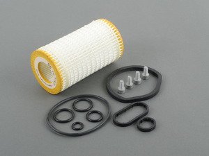 ES#2795837 - 1121840061KT4 - Oil Filter Housing And Oil Cooler Seal Kit - Level 2 - Includes all seals and hardware required to reseal your oil filter housing and oil cooler - Includes oil filter - Assembled By ECS - Mercedes Benz