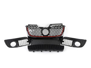 ES#2952053 - 21-9542KT - Honeycomb Style Grille Kit - (NO LONGER AVAILABLE) - Sports style matching grille set of four. Does not come with pre-drilled holes for a front license plate. - Bremmen Parts - 
