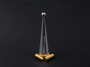 ES#2739472 - 002580ECS01B-02 - 70mm Billet Cone Aluminum Antenna - Polished - (NO LONGER AVAILABLE) - Increase your visual appeal by decreasing your antenna length - ECS - 