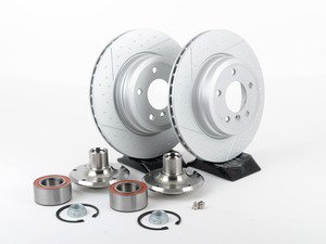 ES#2762929 - 33416760058KT - Rear Hub Conversion Kit  - Reduces rear hub offset by 10mm to allow better fitment for more wheel and tire combos - Assembled By ECS - BMW