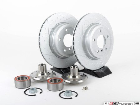 ES#2762929 - 33416760058KT - Rear Hub Conversion Kit  - Reduces rear hub offset by 10mm to allow better fitment for more wheel and tire combos - Assembled By ECS - BMW