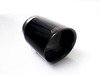 ES#2986535 - 006555ecs04a02KT - ECS UNIVERSAL Swivel Exhaust Tips - 3.5" Black Chrome - Pair - Stainless Steel exhaust tips featuring swivel attachments for maximum adjustability. 2.5" Swivel Inlet / 3.5" Double Wall, Slant Cut Outlet - ECS - Audi BMW Volkswagen Mercedes Benz MINI Porsche