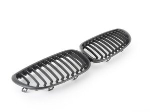 ES#1892437 - BM01-6001-B - Blackout Grille Set - Matte Black - E60/E61 - Add style and individuality to your BMW in minutes! - ECS - BMW