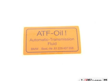 ES#42248 - 23111228008 - LABEL - (NO LONGER AVAILABLE) - Genuine BMW - 