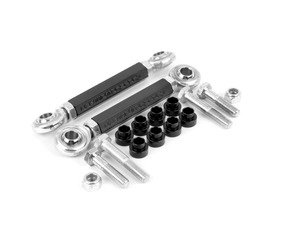 ES#2864591 - 034-402-4006 - Adjustable Front Sway Bar End Links - Pair - Replace your flimsy, sloppy OEM sway bar end links with these performance engineered adjustable spherical endlinks - 034Motorsport - Audi