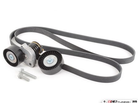 ES#2762719 - 0139977492KT - Accessory Belt Kit - Level 2 - Includes Accessory Belt And Belt Tensioner And Idler Pulley - Assembled By ECS - Mercedes Benz