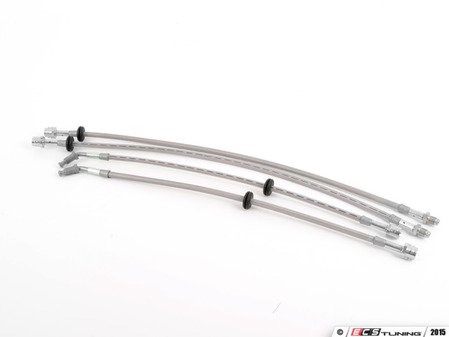 ES#2843640 - NM.868856 - NM Stainless Steel Brake Lines Set H.BMWM.4.035.CLR - Improves pedal feel - NM Engineering - MINI
