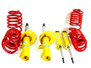 ES#8392 - 54752-88bsc - H&R Race Spring & Bilstein Sport Shocks Combo - Average lowering 2006-2007(1.5"F & 1.4"R) 2008+(0.9"F & 0.8"R) - Assembled By ECS - Volkswagen