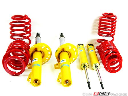 ES#8392 - 54752-88bsc - H&R Race Spring & Bilstein Sport Shocks Combo - Average lowering 2006-2007(1.5"F & 1.4"R) 2008+(0.9"F & 0.8"R) - Assembled By ECS - Volkswagen
