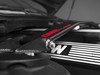 ES#2919302 - 004495ECS03B - Wrinkle Black Aluminum Strut Bar Kit - Reduces chassis flex and protects strut towers from deformation. Featuring red ECS Tuning logo. - ECS - BMW
