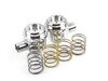 ES#620 - APRBP007P - Bi-Pipe Kit - With Forge 007 Diverter Valves (Polished) - (NO LONGER AVAILABLE) - Bolt in replacement for troublesome throttle body boot - Assembled By ECS - 