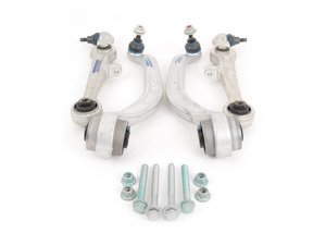 ES#2523976 - 4D0498103KT - Heavy Duty Lower Control Arm Kit - 4 Piece Kit, includes straight control arm, curved control arm and all hardware necessary for installation - Meyle HD - Volkswagen