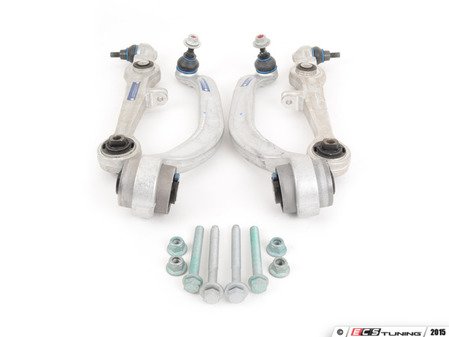 ES#2523976 - 4D0498103KT - Heavy Duty Lower Control Arm Kit - 4 Piece Kit, includes straight control arm, curved control arm and all hardware necessary for installation - Meyle HD - Volkswagen