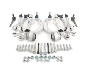 ES#3005 - 8D0498998S1 - Complete High Durability Front Control Arm Kit - Includes all front control arms, HD tie rod ends, HD sway bar end links & hardware - Meyle HD - Audi Volkswagen