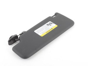 ES#323652 - 1Q0857552J3H8 - Right Sun Visor - Black - Sun visor with illuminated vanity mirror - Genuine Volkswagen Audi - Volkswagen