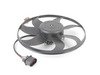 ES#2814451 - 1K0959455DT - Primary Fan Assembly - 360mm (Red 2-Pin Connector Housing) - Larger of the two fans found behind the radiator - Hamburg Tech - Audi Volkswagen