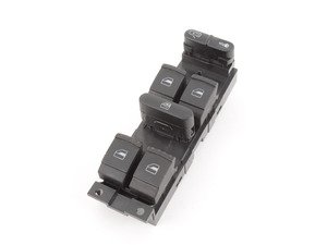 ES#2814400 - 1J4959857D -  Window Switch - Left Front - Includes safety switch for central locking system - Hamburg Tech - Volkswagen