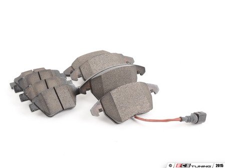 ES#2770255 - 3C0698151CKT1 - Brake Pad Kit - Factory replacement pads for a stock feel, includes front and rear pads - Genuine Volkswagen Audi - Audi