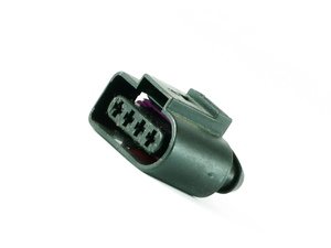 ES#7405 - 1J0973724 - 4-Pin Electrical Connector - Priced Each - Used in various locations on many vehicles - Genuine Volkswagen Audi - Audi Volkswagen