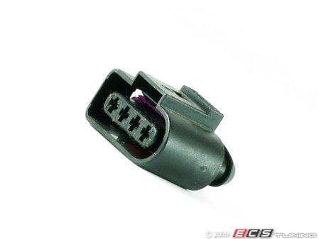 ES#7405 - 1J0973724 - 4-Pin Electrical Connector - Priced Each - Used in various locations on many vehicles - Genuine Volkswagen Audi - Audi Volkswagen