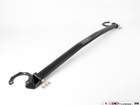 ES#2917832 - 007690ECS02 -  Performance Strut Tower Brace - Black - Reduces chassis flex for increased handling, while enhancing your vehicle's appearance. Featuring silver ECS Tuning logo. - ECS - BMW