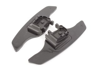 ES#2952105 - VW1.B3.PB - Aluminum Paddle Shifter Set - Polished Black Anodized - (NO LONGER AVAILABLE) - High Performance Billet 6061 T6 Aluminum replacement paddles - S2T Performance - 