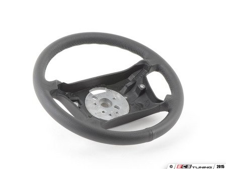 ES#53884 - 32346753947 - Leather Steering Wheel - (NO LONGER AVAILABLE) - Reuses standard square airbag - Genuine BMW - 
