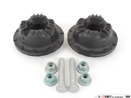 ES#2954139 - 8e0412377ckt3 - Front Upper Strut Mount Set - Keep your suspension in top shape - For left & right side - Assembled By ECS - Audi