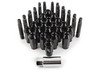 ES#2959711 - 001467ecsbkKT - Wheel Stud Conversion Kit - Full Set - (NO LONGER AVAILABLE) - ECS wheel studs with black Mishimoto Aluminum lug nuts! - Assembled By ECS - 
