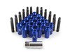 ES#2959710 - 001467ecsblKT - Wheel Stud Conversion Kit - Full Set - ECS wheel studs with blue Mishimoto Aluminum lug nuts! - Assembled By ECS - BMW