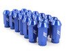 ES#2959710 - 001467ecsblKT - Wheel Stud Conversion Kit - Full Set - ECS wheel studs with blue Mishimoto Aluminum lug nuts! - Assembled By ECS - BMW