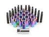 ES#2959708 - 001467ecsncKT - Wheel Stud Conversion Kit - Full Set - ECS wheel studs with neochrome Mishimoto Aluminum lug nuts! - Assembled By ECS - BMW