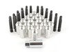 ES#2957562 - 001467ecsSVKT - Wheel Stud Conversion Kit - Full Set - ECS wheel studs with silver Mishimoto Aluminum lug nuts! - Assembled By ECS - BMW