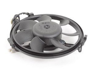 ES#3970857 - 8D0959455C - Auxiliary Fan Assembly - 280mm - 300W with round 2 pin connector, Valeo style fans - Meyle - Audi Volkswagen