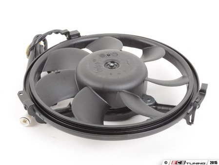 ES#3970857 - 8D0959455C - Auxiliary Fan Assembly - 280mm - 300W with round 2 pin connector, Valeo style fans - Meyle - Audi Volkswagen
