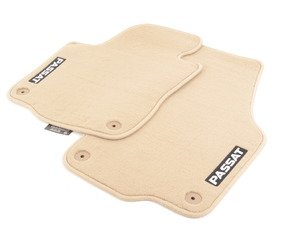 ES#2570758 - 561061370B86W - MojoMats Floor mat- Cornsilk beige - Set of four genuine Passat carpeted floor mats - Genuine Volkswagen Audi - Volkswagen
