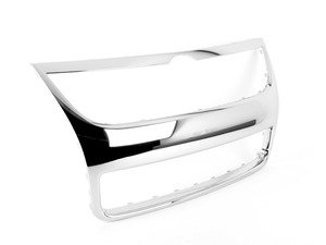 ES#418019 - 7L6853651K2ZZ - Center Grille Surround - Chrome - Replace your Touareg's cracked or pitted grille surround - Genuine Volkswagen Audi - Volkswagen