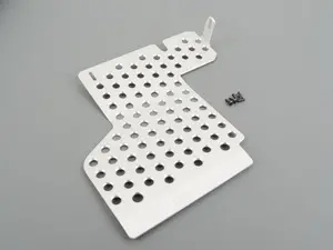 Perforated Aluminum Floor Board - Silver