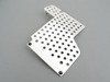 ES#2840017 - F15PSILVER - Perforated Aluminum Floor Board - Silver - Left side fitment - Rennline - Porsche